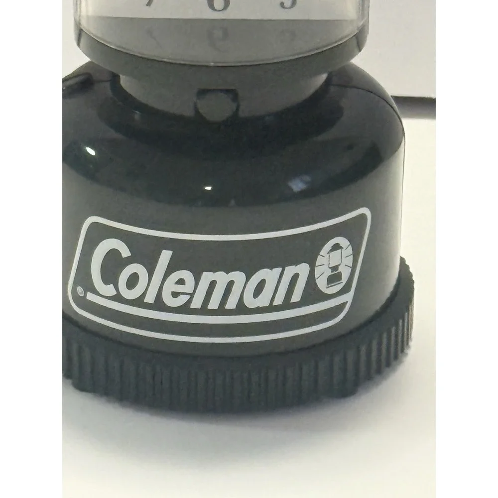 Coleman Lantern Camping Mini Light Alarm Clock Snooze Battery Operated 6